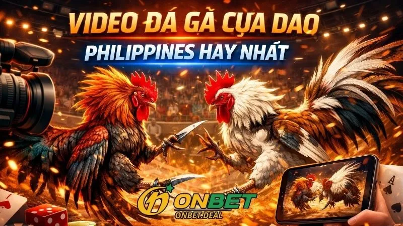 Onbet – Nơi hội tụ những video đá gà cựa dao Philippines 